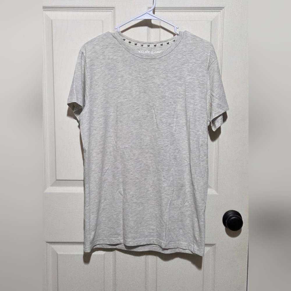 light gray xray jeans tee